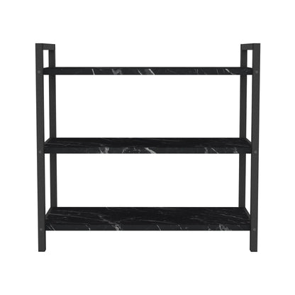 In And Outdoor Match Schoenenrek Ultrix - 70x66x36cm - Zwart - MDF shoe rack