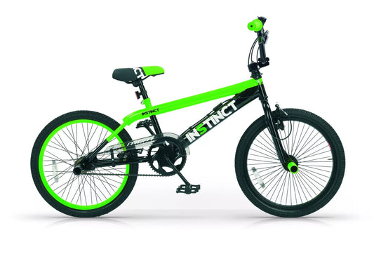 In And OutdoorMatch BMX freestyle Wilmer - 360 graden draaien - 20 inch wielmaat - Fietsen jongens - Frame maat 28cm - Groen BMX