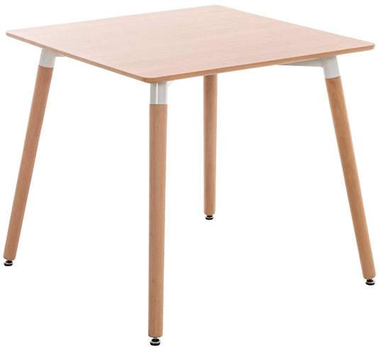 In And OutdoorMatch Bijzettafel Jeffry - laptoptafel hout - Ontbijt - Bed - Vierkant - Bruin - 80x80x75cmcm Bijzetttafel