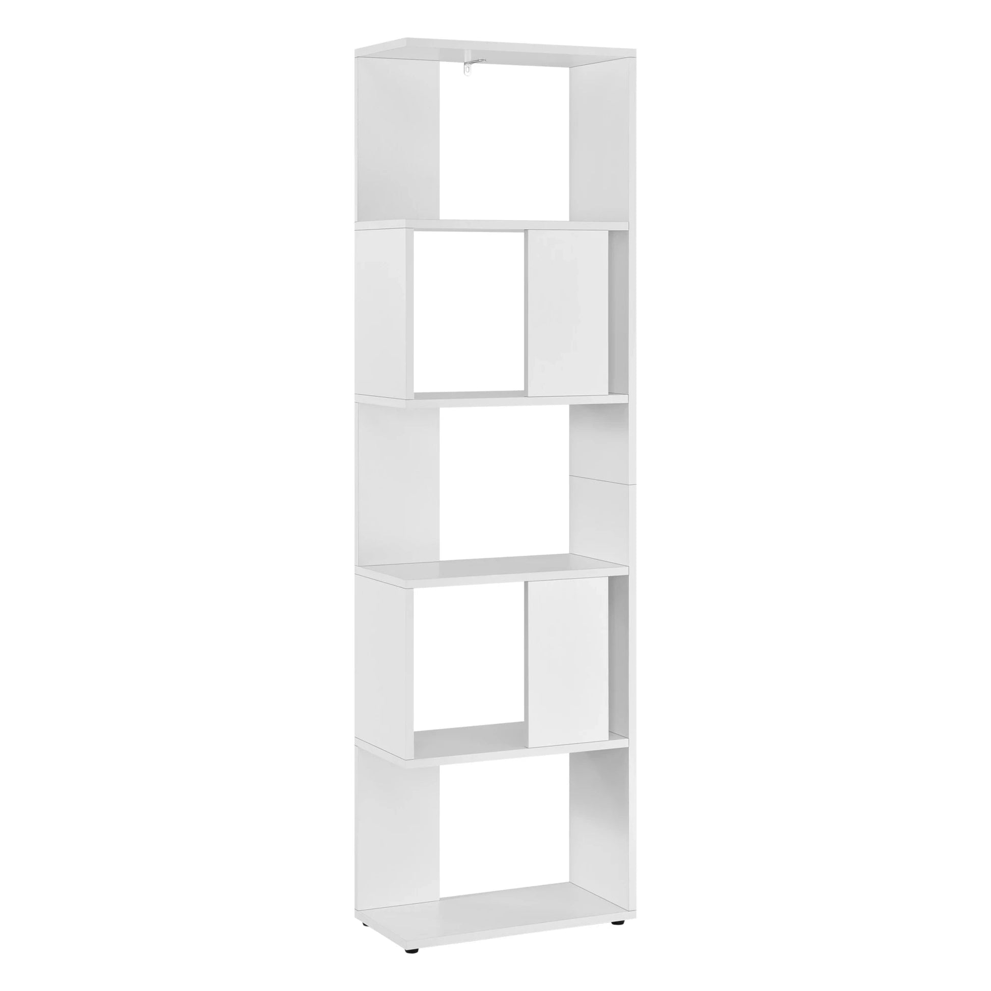 In And OutdoorMatch Boekenkast Plank Millie - 159x45x23,5 cm - Wit - Decoratief Design Boekenplank