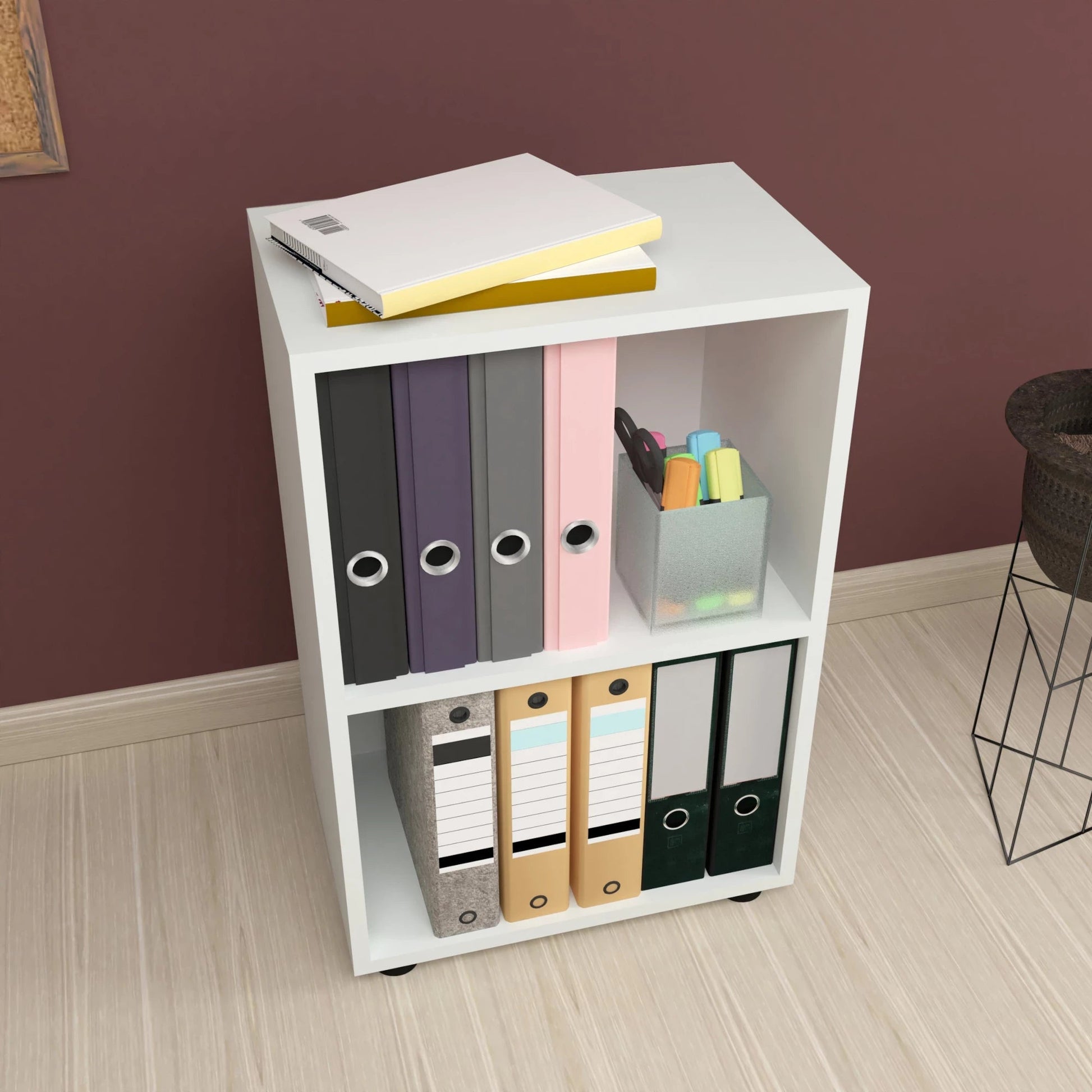 In And OutdoorMatch Boekenkastplank Shara - 74x49x30 cm - Wit - MDF Boekenkast