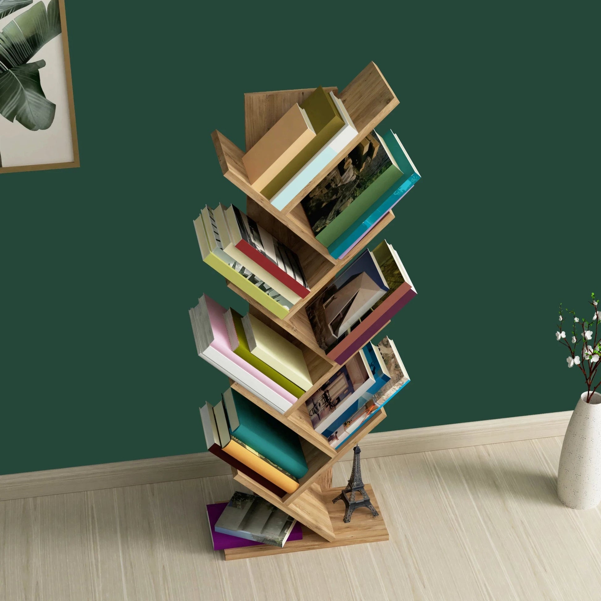 In And OutdoorMatch Boekenkastplank Thamera - 121x44x22 cm - Houtkleur - MDF Boekenkast