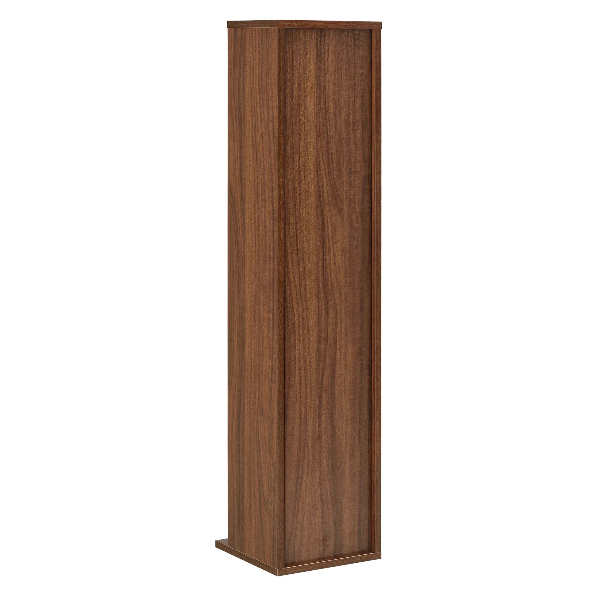 In And OutdoorMatch CD/DVD Kast Compartiment Roman - Kast - Met 6 Planken - 90x20x20 cm - Walnoot - Spaanplaat - Modern Design Boekenplank