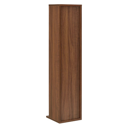 In And OutdoorMatch CD/DVD Kast Compartiment Roman - Kast - Met 6 Planken - 90x20x20 cm - Walnoot - Spaanplaat - Modern Design Boekenplank