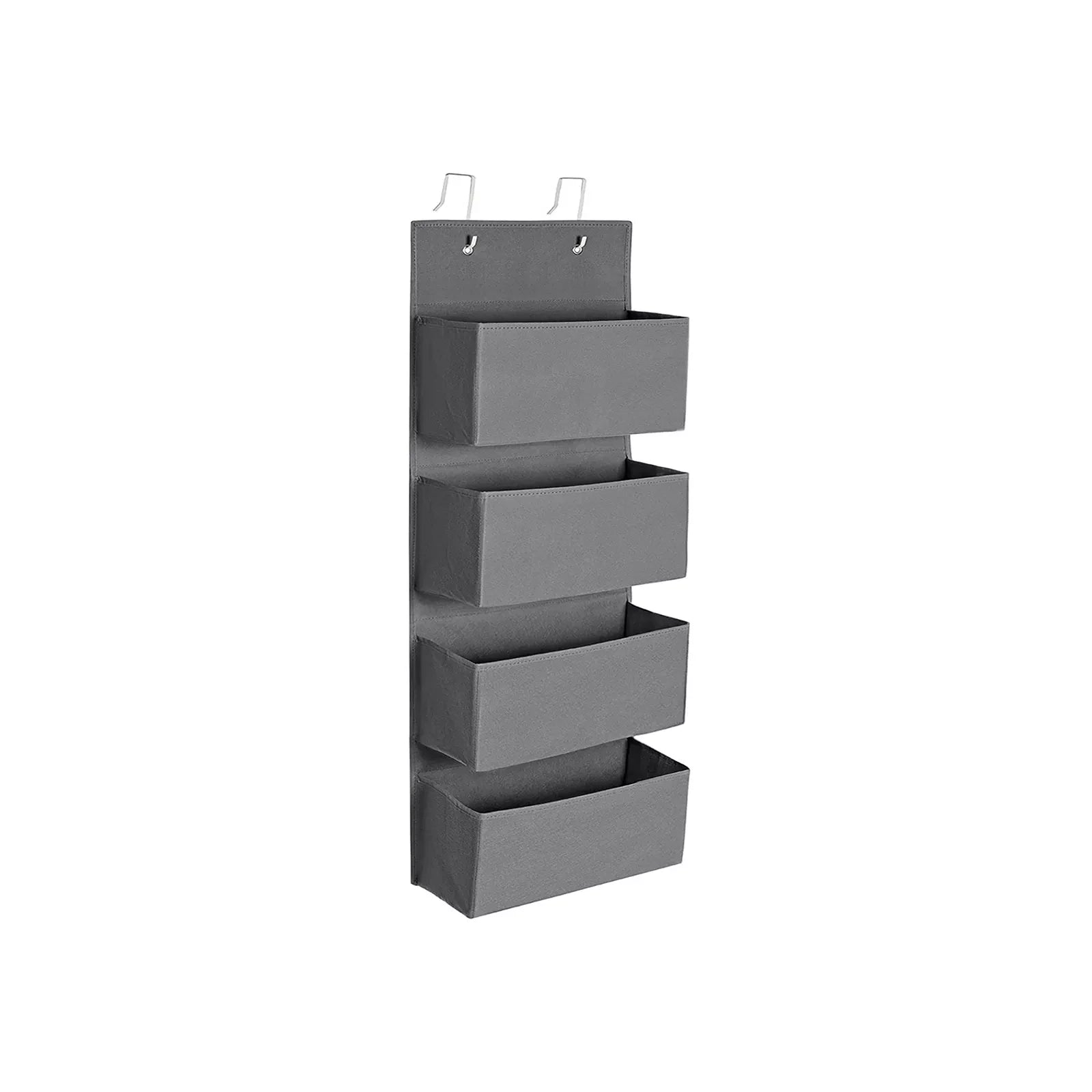 In And OutdoorMatch Closet Organizer Tineke - Hangende planken - Badkamer, slaapkamer - 4 lagen - opbergruimte - 100cm storage rack