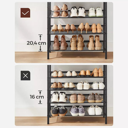 In And OutdoorMatch Dressoir en schoenenkast Otilia - 2 in 1 - Industrieel - Schoenenrek - Consoletafel - Gangtafel - Bijzettafel shoe rack