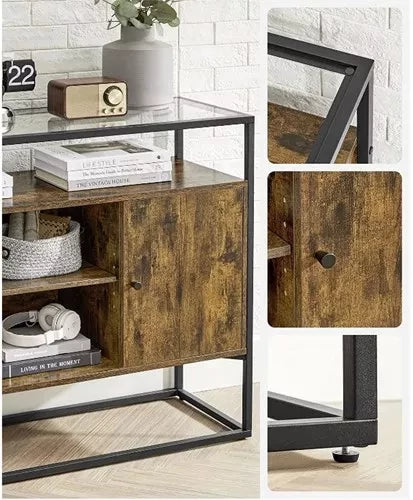 In And OutdoorMatch Dressoirkasten Rocky - Industrieel - Consoletafel - Haltafel - Bijzettafel - 110x33x75cm sideboard