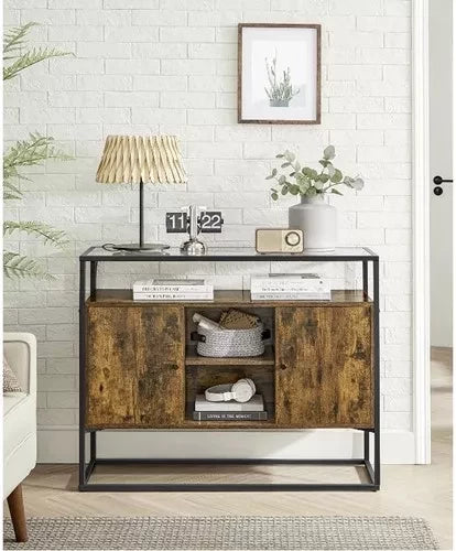 In And OutdoorMatch Dressoirkasten Rocky - Industrieel - Consoletafel - Haltafel - Bijzettafel - 110x33x75cm sideboard