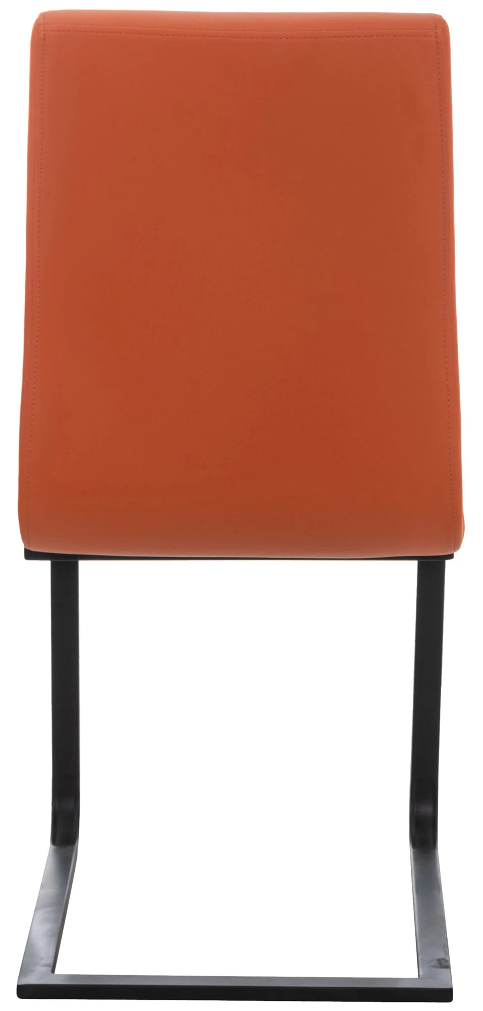 In And OutdoorMatch Eetkamerstoelen Joella - Bruin - Set van 2 - Kunstleer - Hoogwaardige bekleding - Moderne eetkamerstoel - Stabiel metalen frame Eetkamerstoel