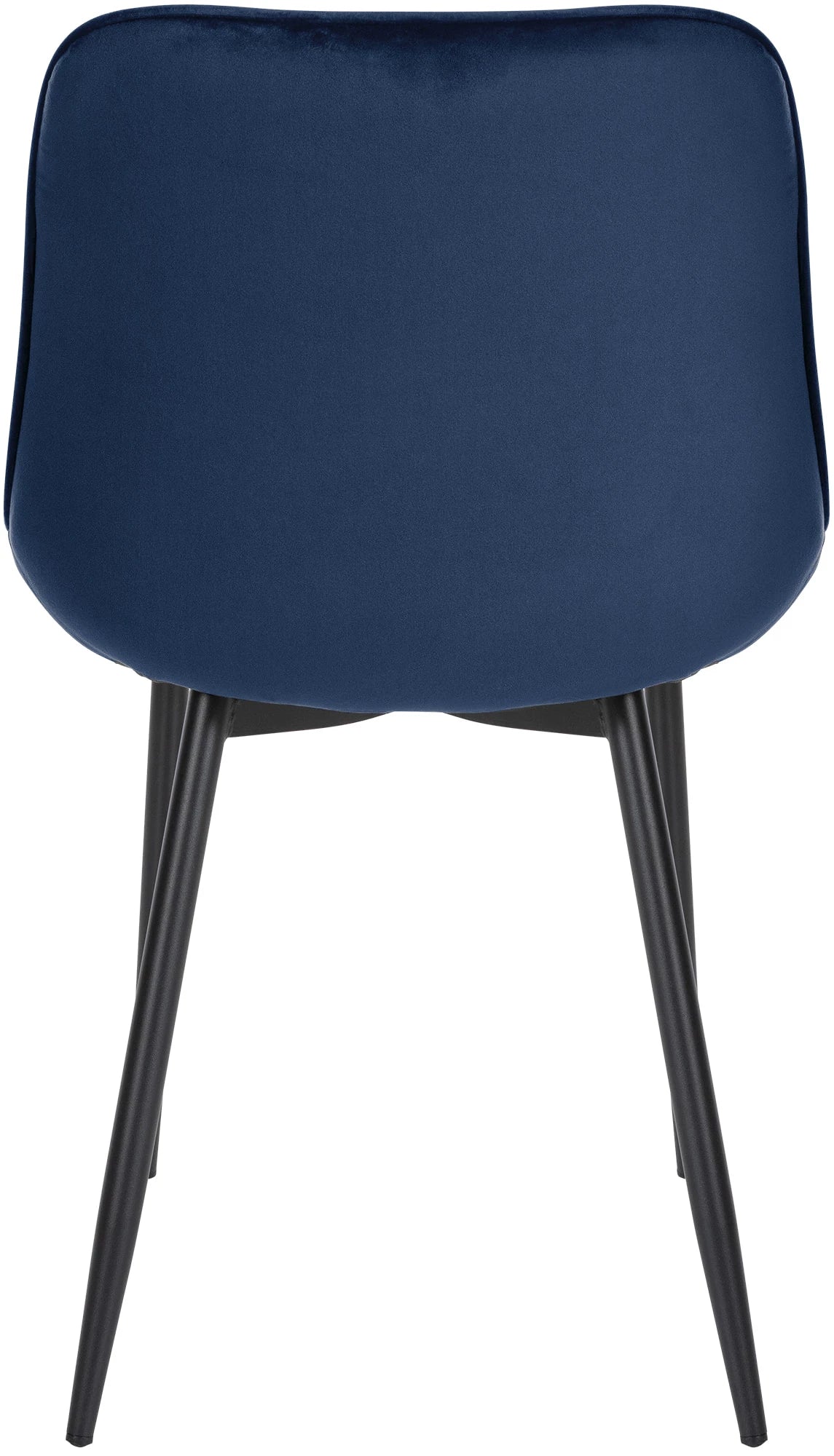 In And OutdoorMatch Eetkamerstoelen Leanne - Blauw - Set van 4 - Fluweel - Hoogwaardige bekleding - Exclusieve eetkamerstoelen - Stijlvolle uitstraling Eetkamerstoel