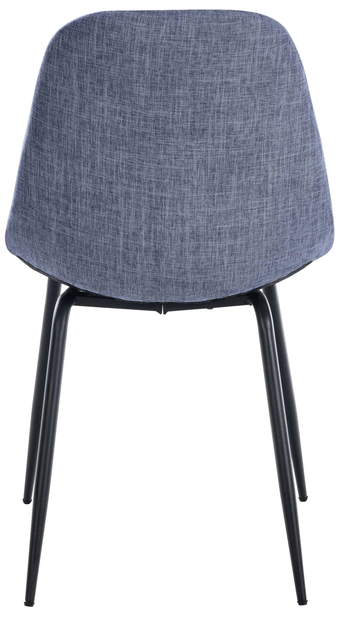 In And OutdoorMatch Eetkamerstoelen Zarah - Blauw - Set van 2 - Stof - Hoge kwaliteit bekleding - Luxe eetkamerstoel - Stijlvolle uitstraling Eetkamerstoel