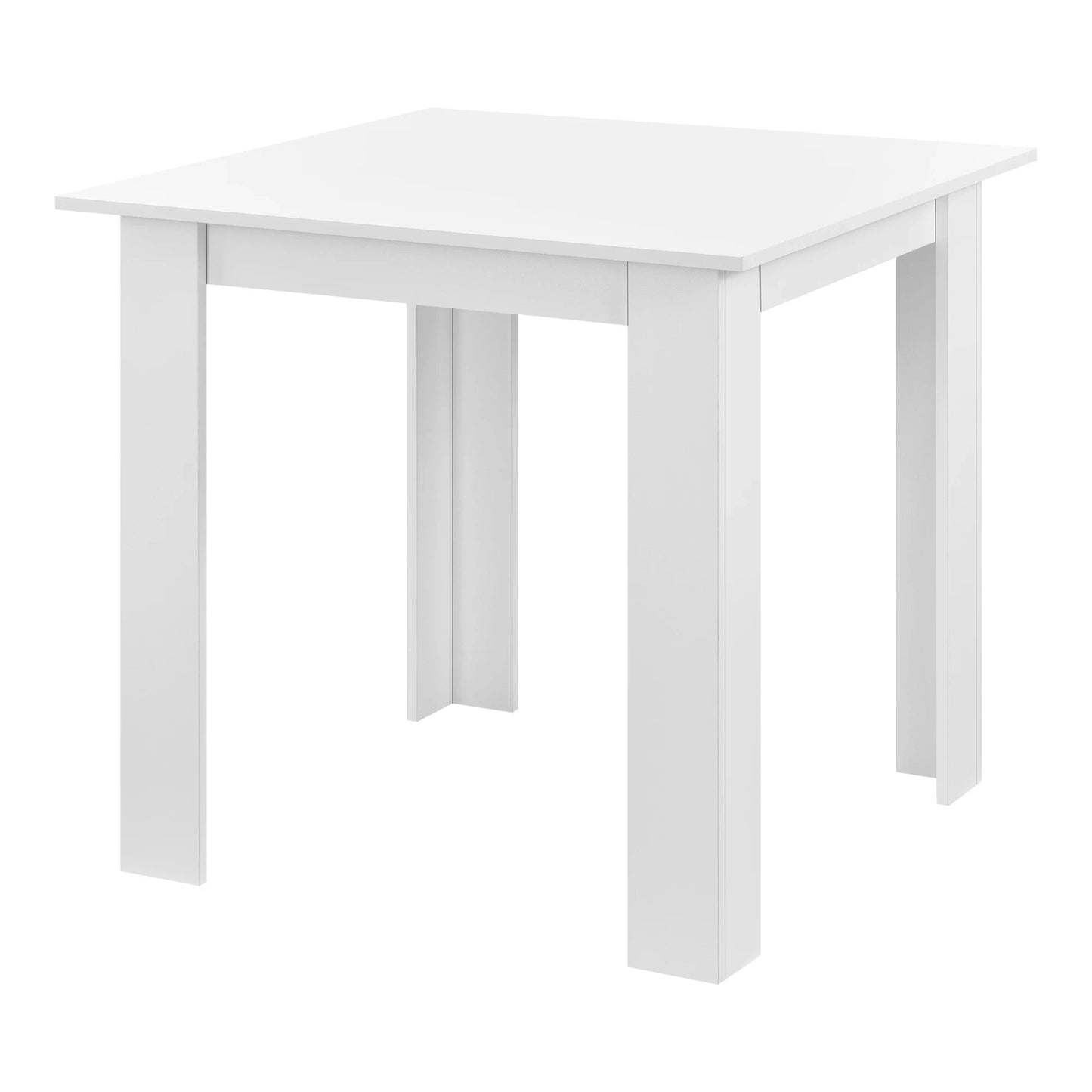 In And OutdoorMatch Eettafel Arvilla - Vierkant - 80x80x76 cm - Wit - Modern Design Eettafel/ Eetkamertafel