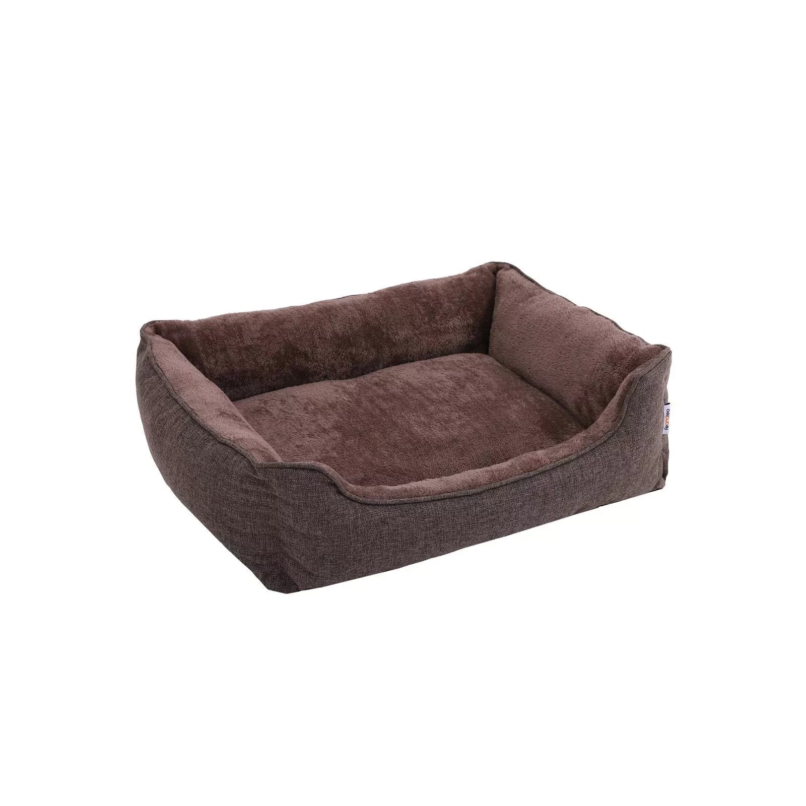 In And OutdoorMatch Hondenkussen Roxane - Bruin - Hondenmand 90x25x75cm - Wasbaar - Zacht - Orthopedische Hondenkussens Honden bed