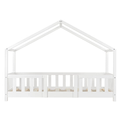 In And OutdoorMatch Kinderbed Everardo - Met matras - 70x140 cm - Wit - Voor meisjes - Voor jongens Kinder bedden