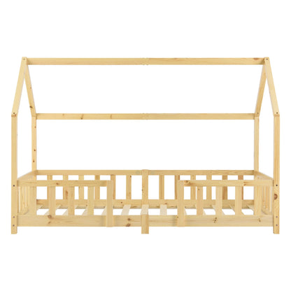 In And OutdoorMatch Kinderbed Maddison - Met valbeveiliging - 90x200 cm - Hout - Voor meisjes - Voor jongens - Voor kinderen Kinder bedden