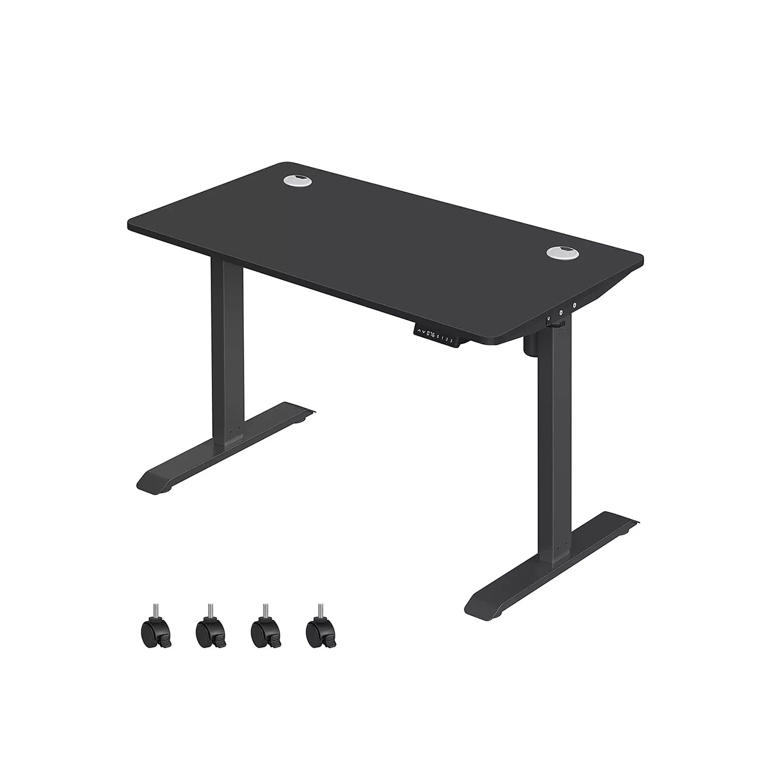 In And OutdoorMatch Luxe Elektrisch Bureau Collin - Zit-sta bureau - Zwart - Memory functie met 3 hoogtes - In hoogte verstelbaar 71-117cm - 80kg draagvermogen - 60x120cm Desk