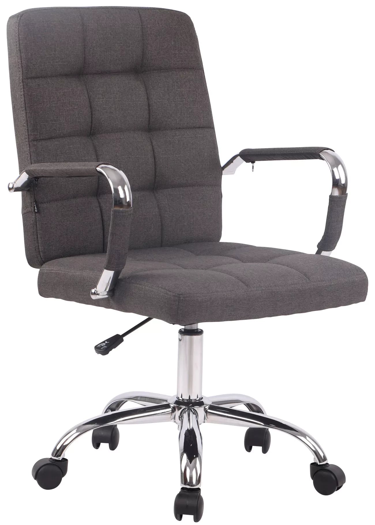 In And OutdoorMatch Moderne bureaustoel Vidal - Stof - Ergonomische stoel - Office chair - Verstelbaar - Voor volwassenen Bureaustoel