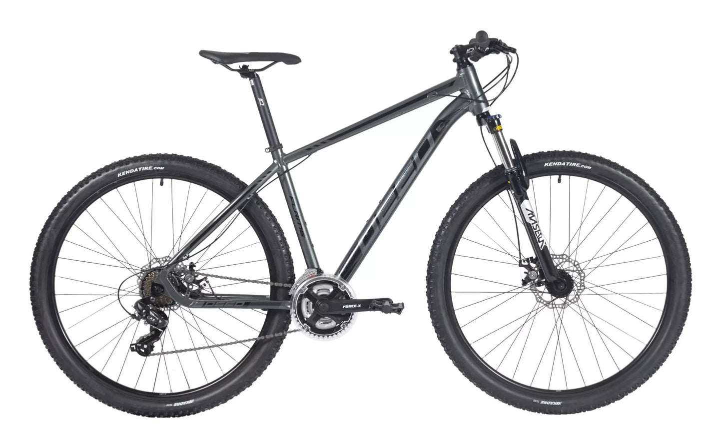 In And OutdoorMatch Mountainbike Ignatius - Met 24 versnellingen - 29 inch wielmaat - Herenfiets - Racefiets - Stadsfiets - Framemaat 45cm - Zwart/grijs Mountain bike