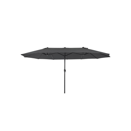 In And OutdoorMatch Parasol Natasha - Langwerpig - Dubbele parasol - Terras of tuin - 210x180cm Sunshade