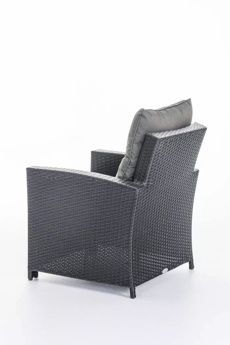 In And OutdoorMatch Premium Tuinstoelen Arne - outdoor loungestoel - loungestoel - Lounge - antraciet - 70 x 73 x 82 cm Garden Chair