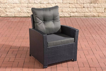 In And OutdoorMatch Premium Tuinstoelen Arne - outdoor loungestoel - loungestoel - Lounge - antraciet - 70 x 73 x 82 cm Garden Chair