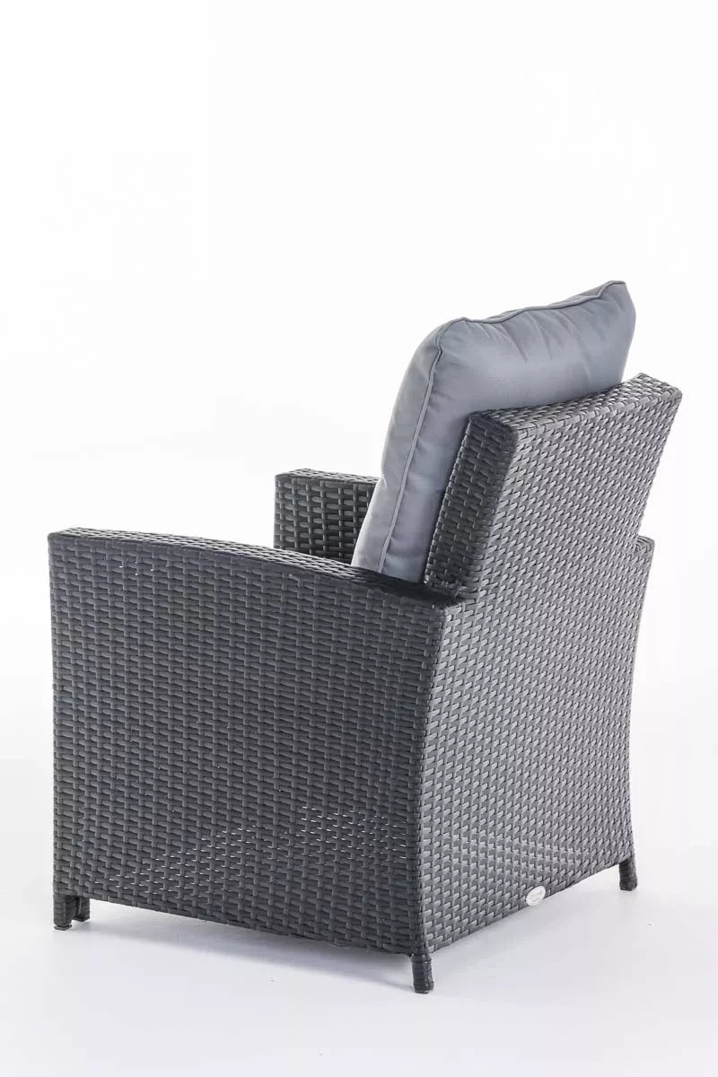 In And OutdoorMatch Premium Tuinstoelen Barney - outdoor loungestoel - loungestoel - Lounge - ijzergrijs - 70 x 73 x 82 cm Garden Chair