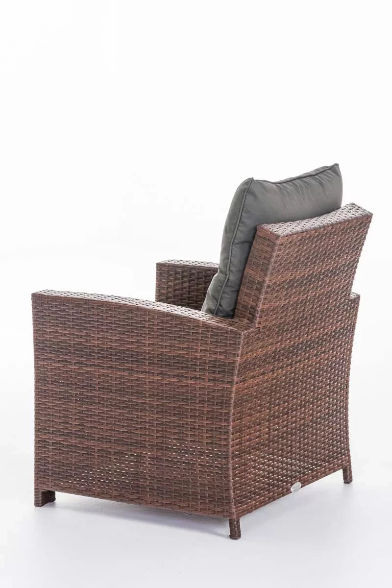 In And OutdoorMatch Premium Tuinstoelen Kenton - outdoor loungestoel - loungestoel - Lounge - antraciet - 70 x 73 x 82 cm Garden Chair