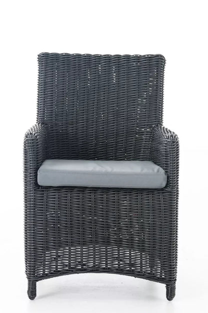 In And OutdoorMatch Premium Tuinstoelen Kyla - outdoor loungestoel - loungestoel - Lounge - ijzergrijs 5mm - 47 x 47 x 44 cm Garden Chair