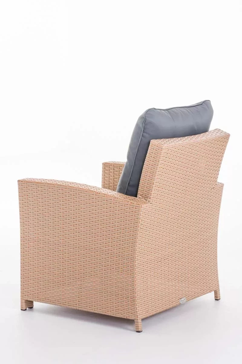 In And OutdoorMatch Premium Tuinstoelen Magdalen - outdoor loungestoel - loungestoel - Lounge - ijzergrijs -70 x 73 x 82 cm Garden Chair