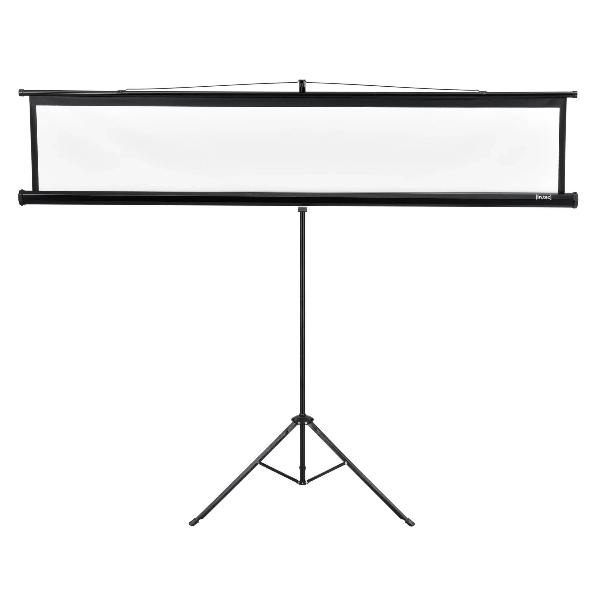 In And OutdoorMatch Projectiescherm Mida - Met hoogte verstelbaar - Wandscherm - Ophangbaar - Wit en zwart - 203x203 cm Projection Kit