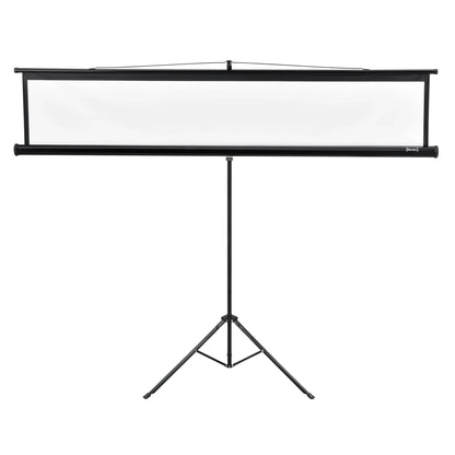 In And OutdoorMatch Projectiescherm Mida - Met hoogte verstelbaar - Wandscherm - Ophangbaar - Wit en zwart - 203x203 cm Projection Kit