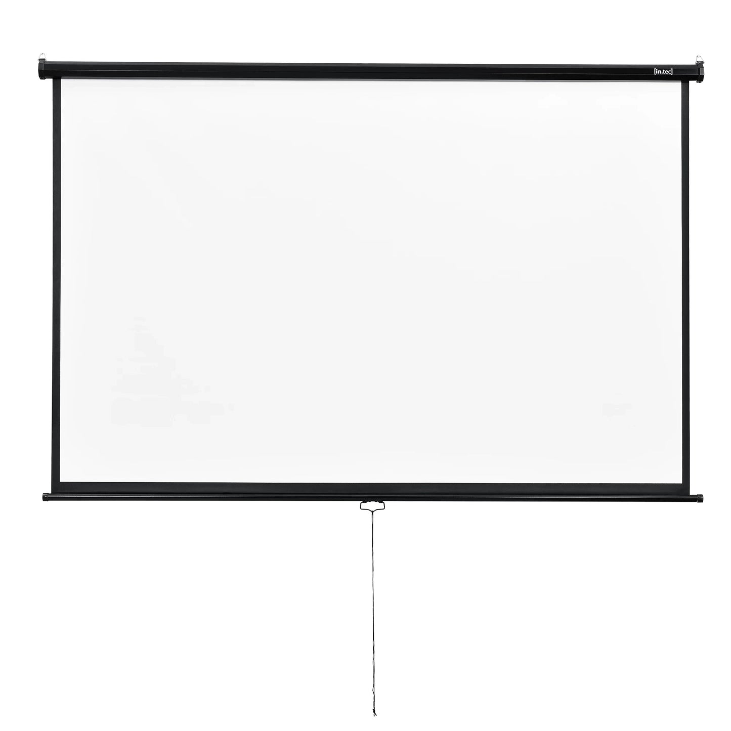 In And OutdoorMatch Projectiescherm Nero - Wandscherm - Ophangbaar - Wit en zwart - 203x203 cm Projection Kit