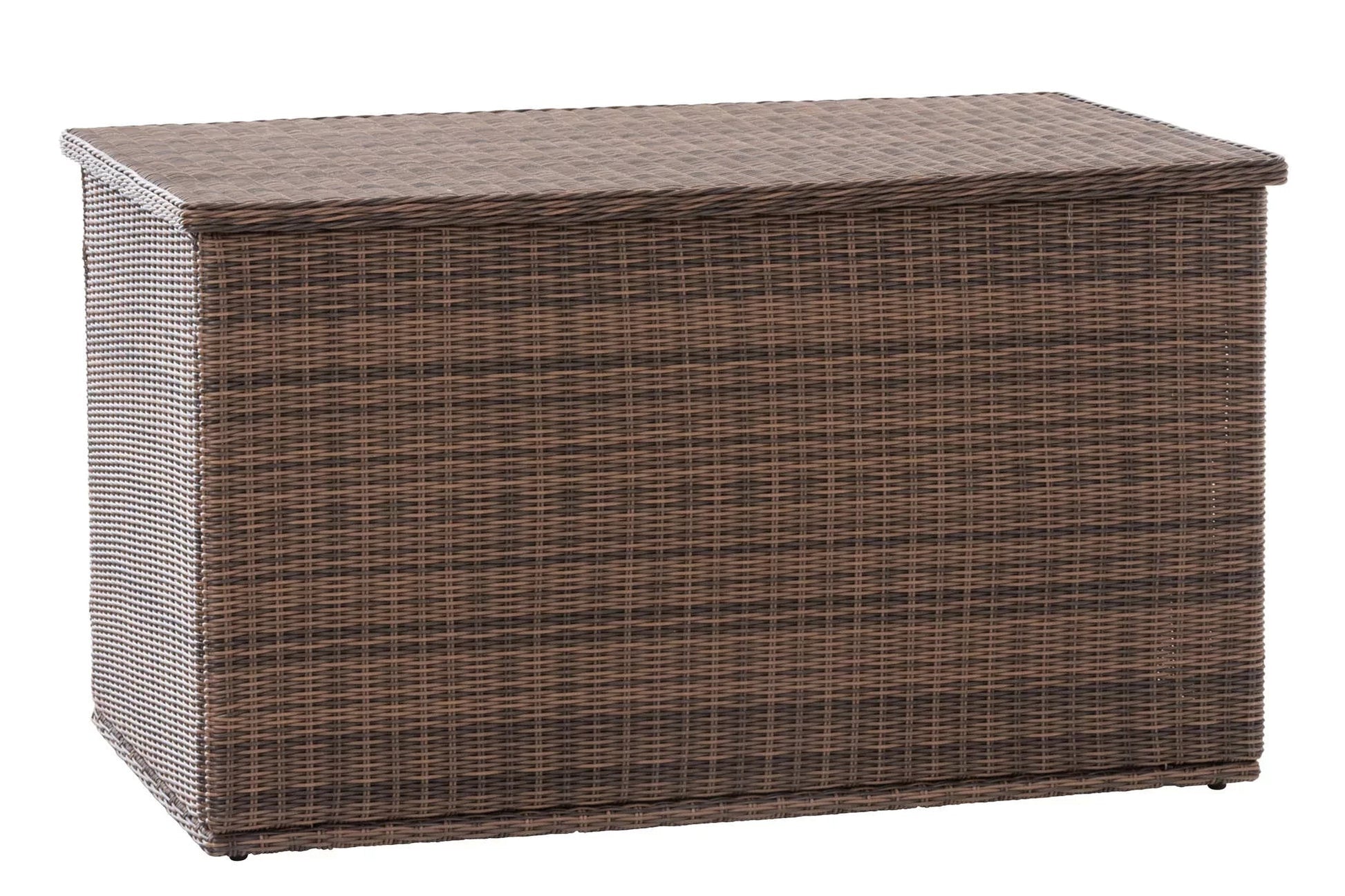 In And OutdoorMatch Rotan Opbergbox Yvette - 125cm bruin - Tuinkussenbox - Waterdicht - Met deksel - Voor binnen & buiten - Tuinbox Garden Storage box