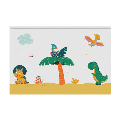 In And OutdoorMatch Speelgoeddoos Milo - Doos voor speelgoed - 40x60x30 cm - dinosaurusmotief - voor jongens - voor meisjes Opslagruimte