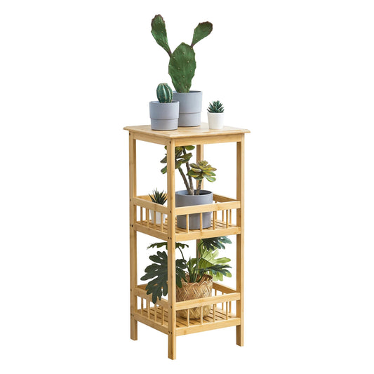 In And OutdoorMatch Staand Rek Dean - Bamboe - 79x33x33 cm - Houtkleurig - Stijlvol Design kitchen rack