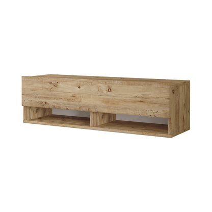 In And OutdoorMatch TV Kast Alfeo - TV Meubel - TV meubel - 2 Opbergvakken - 100x31,5x29,5cm - Houtkleurig - Sierkast TV-meubel