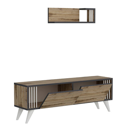 In And OutdoorMatch TV-meubel Nixon - 120x31x42 cm - Houtkleur - MDF TV cabinet