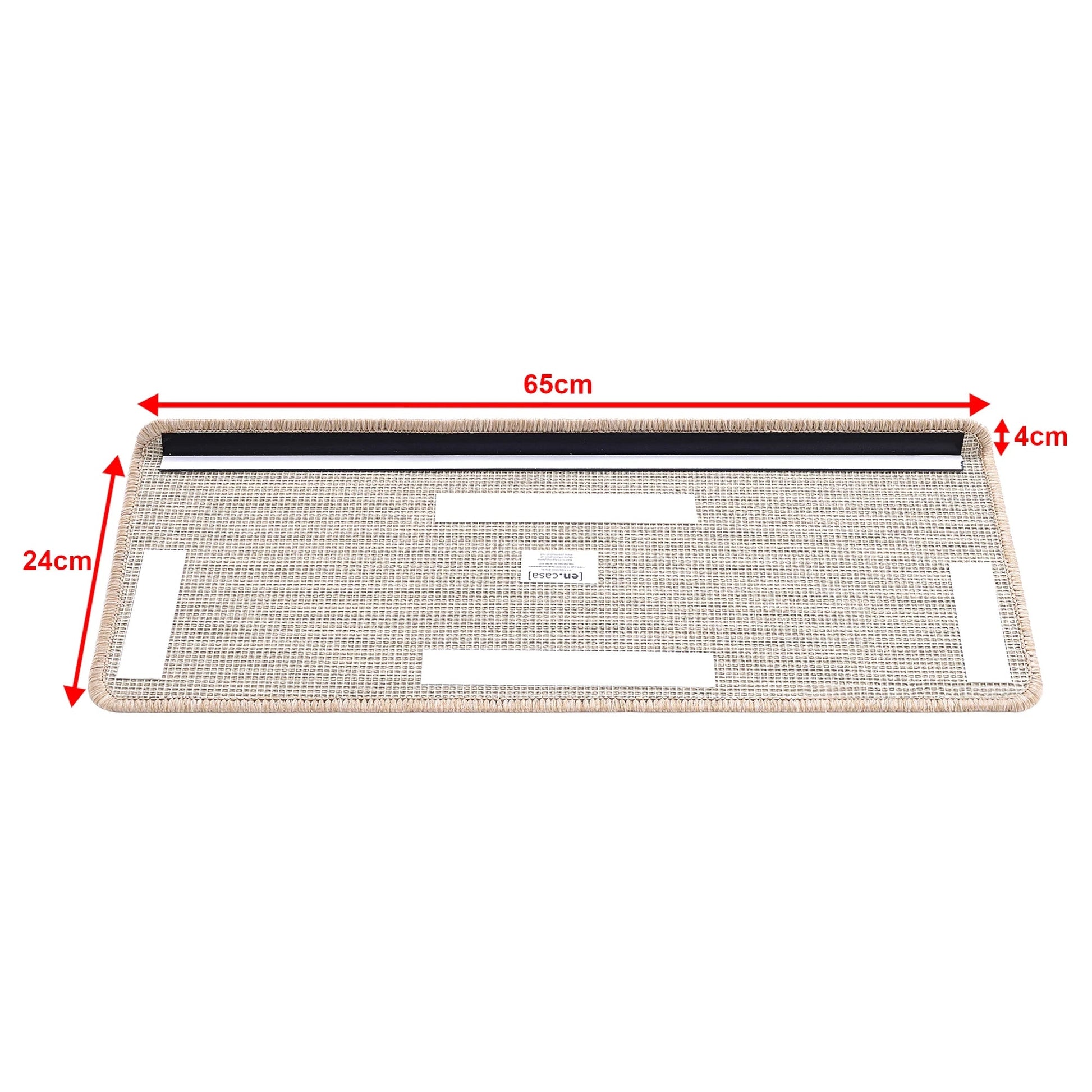 In And OutdoorMatch Trapmat Nero - Set van 15 - Recht - Zelfklevend - Beige - 65x24cm Trap mat