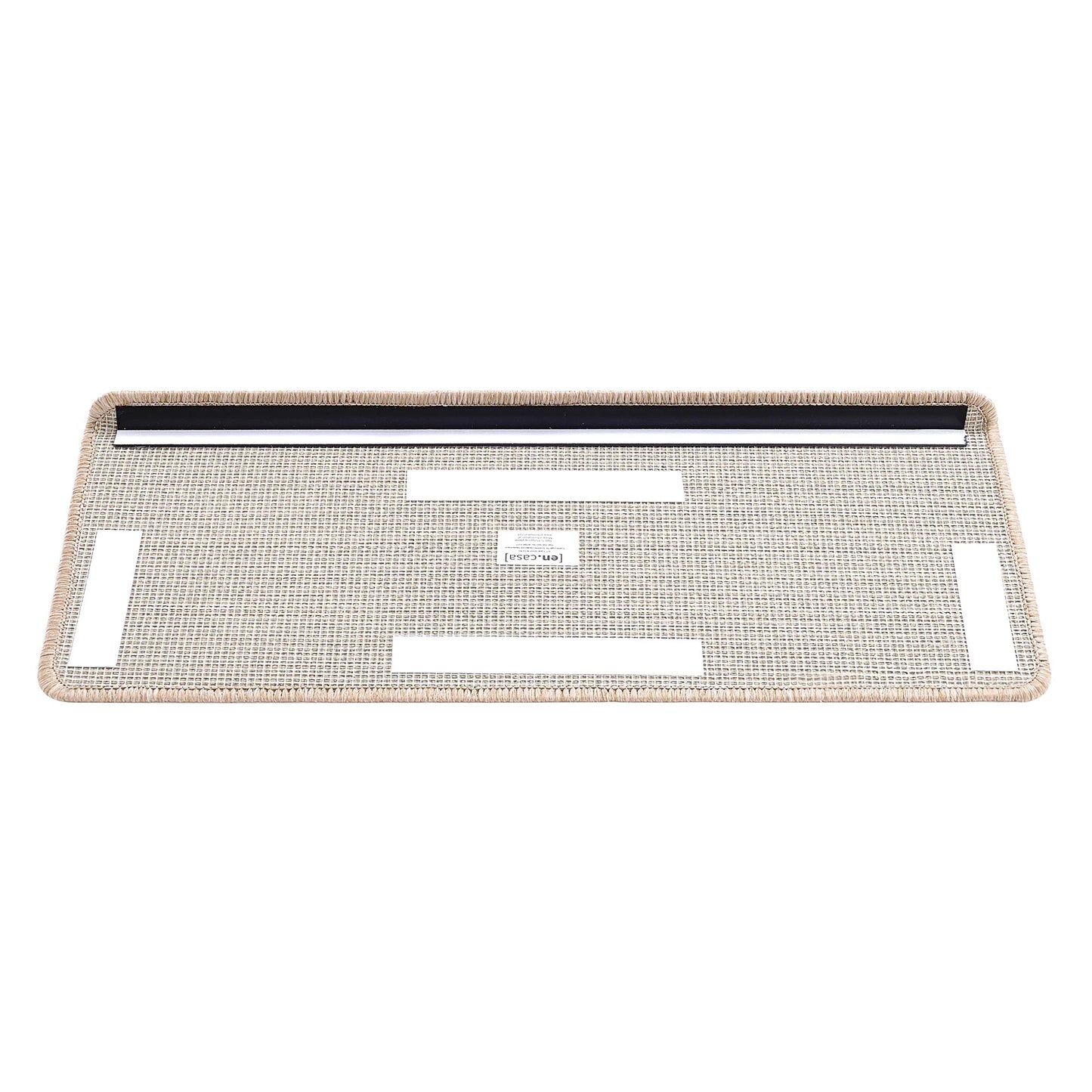 In And OutdoorMatch Trapmat Nero - Set van 15 - Recht - Zelfklevend - Beige - 65x24cm Trap mat