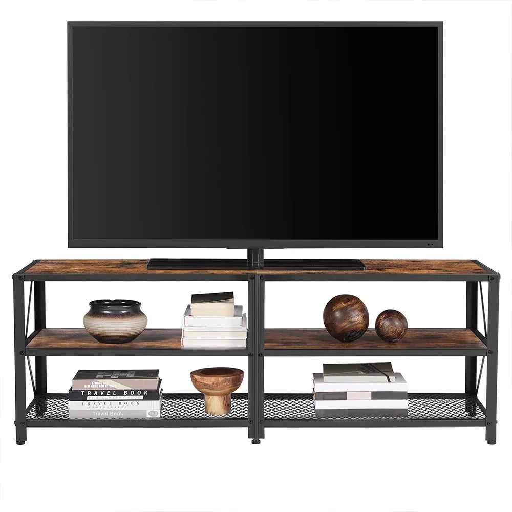 In And OutdoorMatch kast industrieel Alaric - Meubelkast - Hout - Bruin/zwart - 140x39,2x50cm TV-meubel