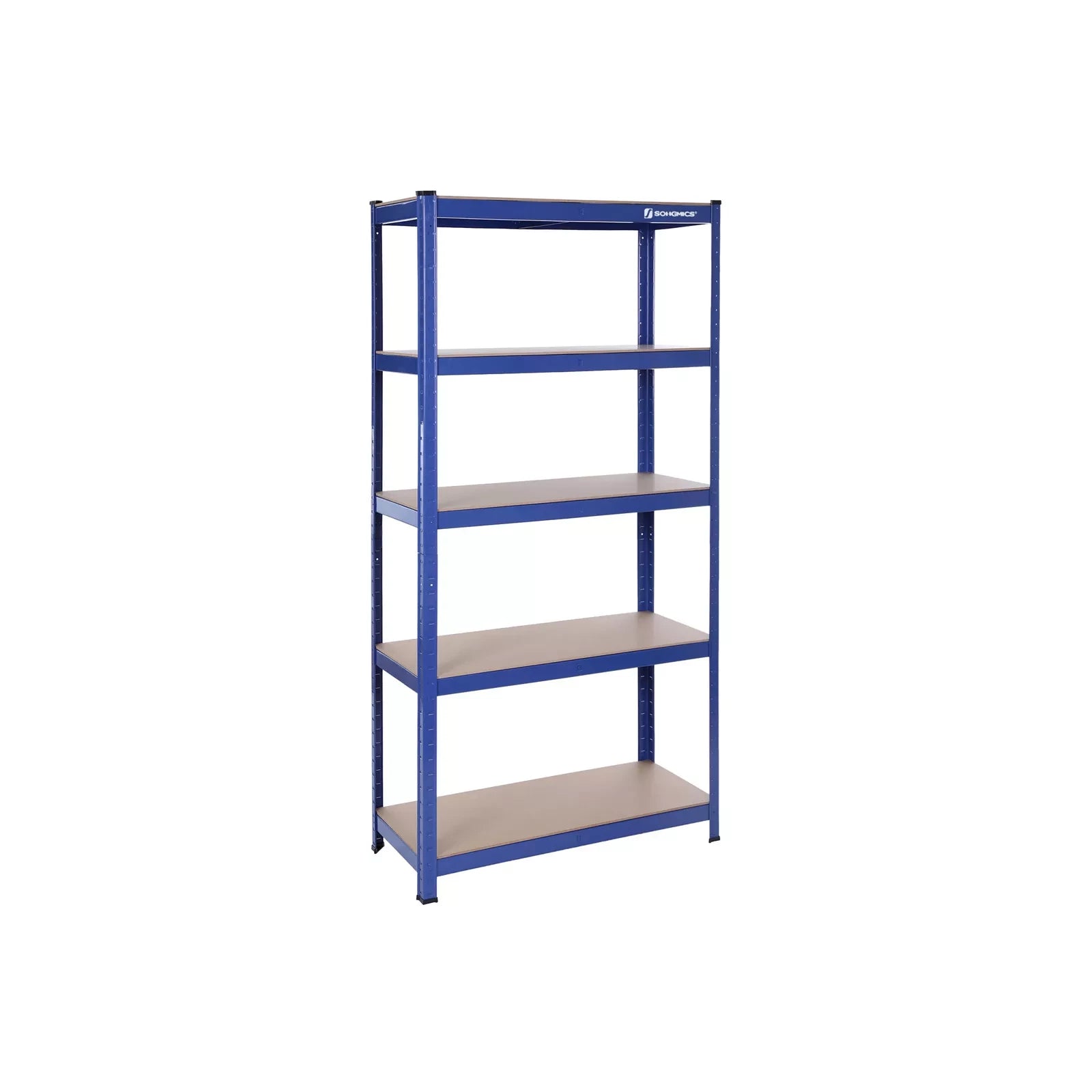 In And OutdoorMatch stellingkast Rylee - 90x40x180cm - Set van 1 - Opbergrek - Metaal - 175 kg draagvermogen - Verstelbaar storage rack