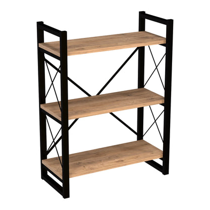 In En OutdoorMatch Boekenkast Jared - Boekenkast - Hout - 90x65x30 cm - Stijlvol Design Boekenkast