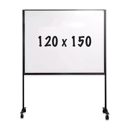 Mobiel werkbord PRO Patti - Geverfd staal - Wit - Weekplanner - Maandplanner - Jaarplanner - Magnetisch - 120x150cm Whiteboards