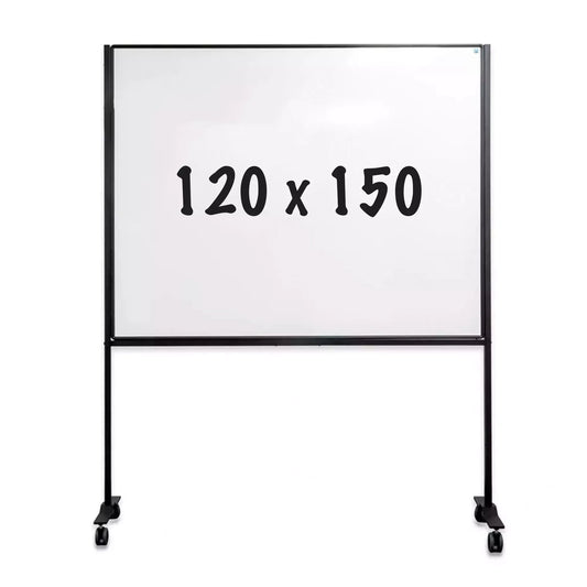 Mobiel werkbord PRO Patti - Geverfd staal - Wit - Weekplanner - Maandplanner - Jaarplanner - Magnetisch - 120x150cm Whiteboards