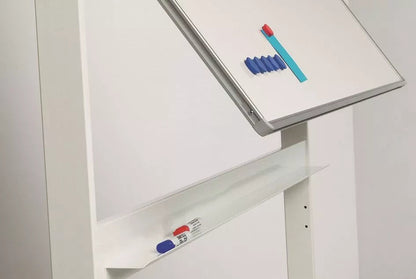 Mobiel whiteboard Jenkins - Kantelbaar - Weekplanner - Maandplanner - Jaarplanner - Dubbelzijdig en magnetisch - 120x200cm Kantelbaar whiteboard