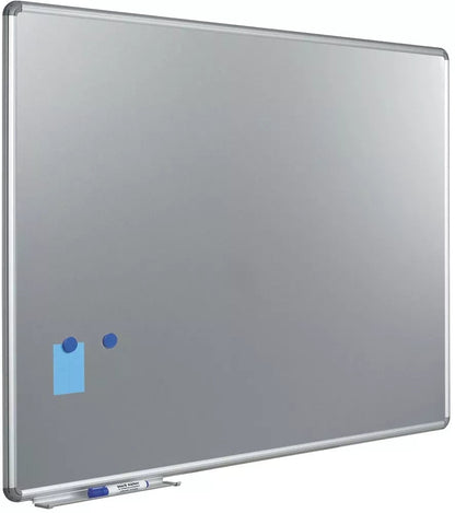 Silverboard Deluxe designprofiel Dianne - Magnetisch - metallic zilver - 100x150cm Whiteboards