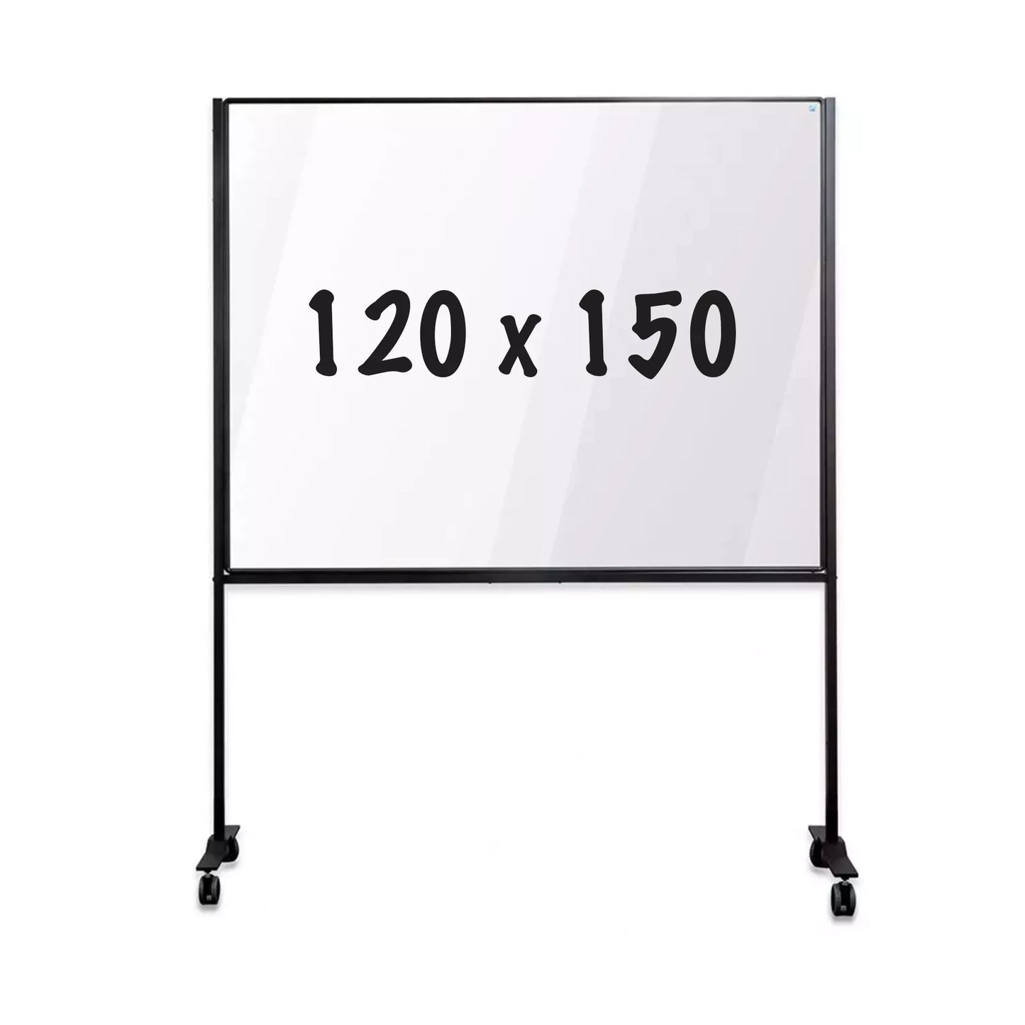 Verrijdbaar werkblad PRO Heath - Gelakt staal - Wit - 120x150cm Whiteboards