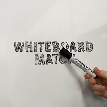 Vijfzijdig whiteboard RC10 profiel Carey - Magnetisch - Emaille staal - Wit - 100x200cm Whiteboards