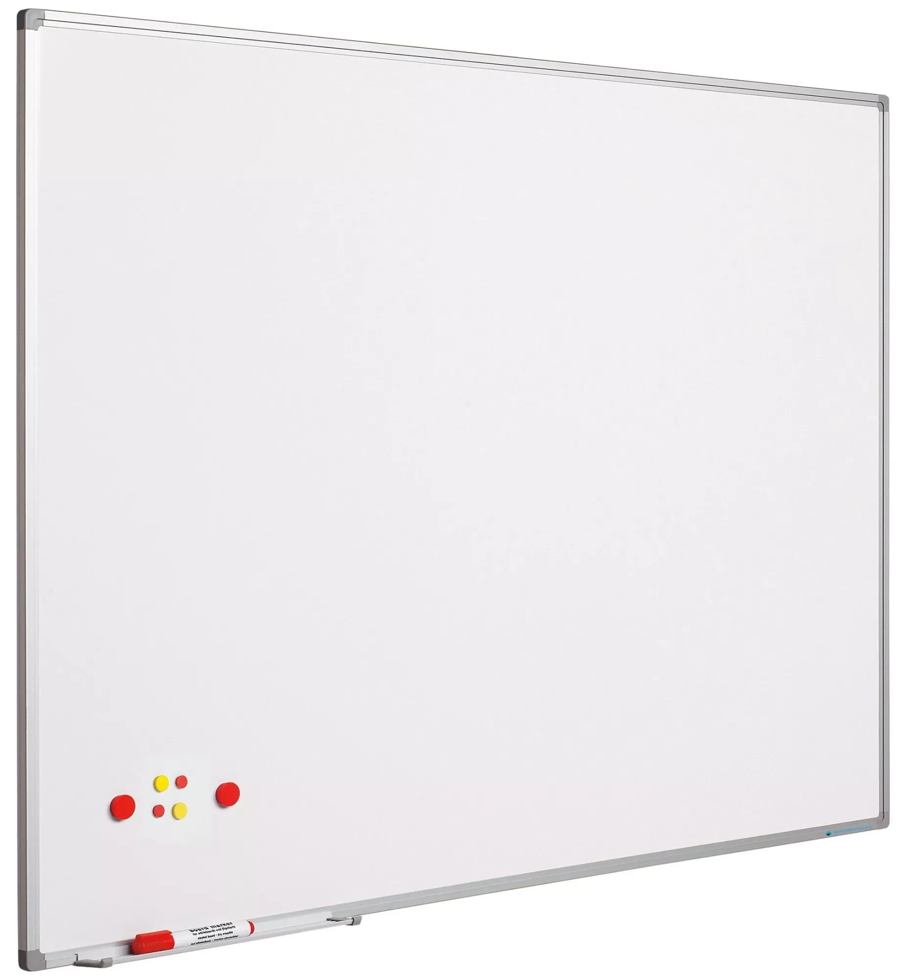 Whiteboard Alba - Geverfd staal - Magnetisch - Wit - 120x240cm Whiteboards