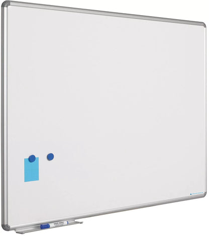 Whiteboard Arthur - Emaille staal - wit - Magnetisch - 120x180cm Whiteboards